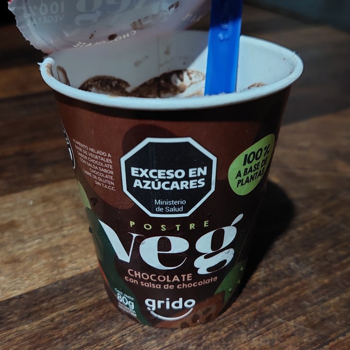 photo of Grido postre veg chocolate con salsa de chocolate shared by @fermin on  30 Apr 2023 - review