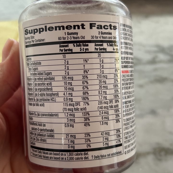 photo of Mama Bear Kids Multivitamin shared by @marianimalover on  07 Jun 2023 - review