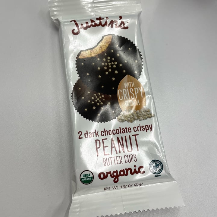 photo of Justin's Dark Chocolate Peanut Butter Cups shared by @vegzari on  05 Jan 2023 - review