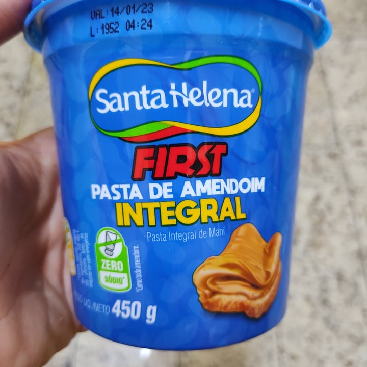 photo of Santa helena First pasta de amendoim shared by @isafigueiredo on  14 Mar 2023 - review