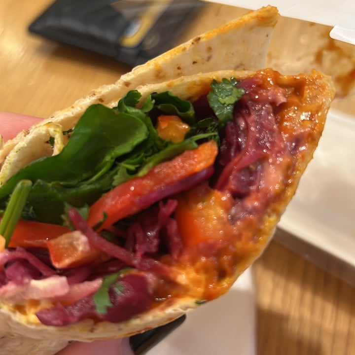 photo of Pret A Manger Homous & Chipotle Wrap shared by @pkplantbased on  16 Jan 2023 - review