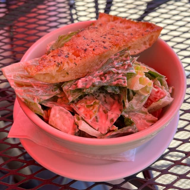 Photo of the dish “garden caesar salad”