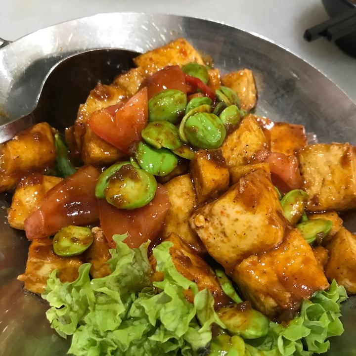 photo of Nature Vegetarian Delights Sambal petai tofu shared by @ziggyradiobear on  18 Mar 2023 - review