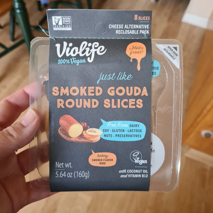 photo of Violife Smoked Gouda Round Slices shared by @sofihuasteca on  09 Apr 2023 - review