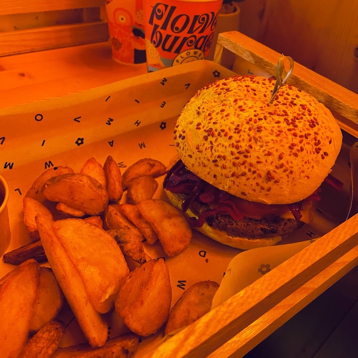 photo of Flower Burger barrow burger shared by @misscyanide on  25 Apr 2023 - review