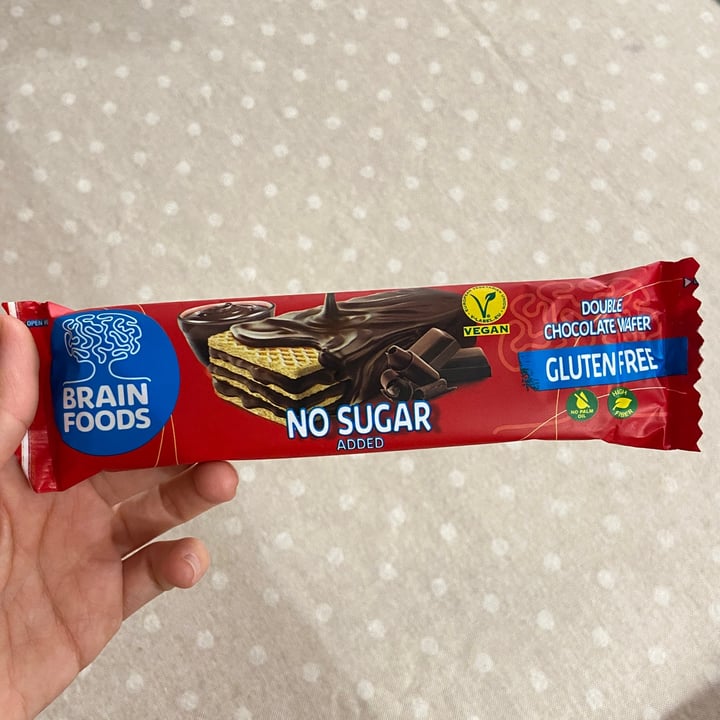 photo of Brain Foods Double Chocolate Wafer (NO SUGAR ADDED) shared by @chiaranaive on  21 Jul 2023 - review