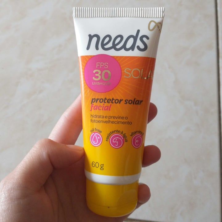 photo of Needs Protetor solar facial 30 shared by @marlymiki on  12 Aug 2023 - review