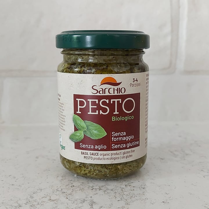 photo of Sarchio pesto biologico senza formaggio semza aglio senza glutine shared by @veraviglie on  22 Jul 2023 - review