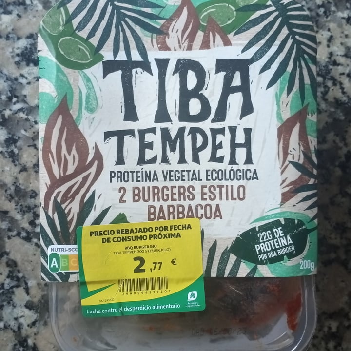 photo of Tiba tempeh BBQ Burgers shared by @titoherbito on  01 Aug 2023 - review