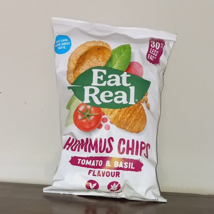 photo of Eat Real Hummus chips tomato & basil Flavour shared by @ronelle on  15 Jul 2023 - review