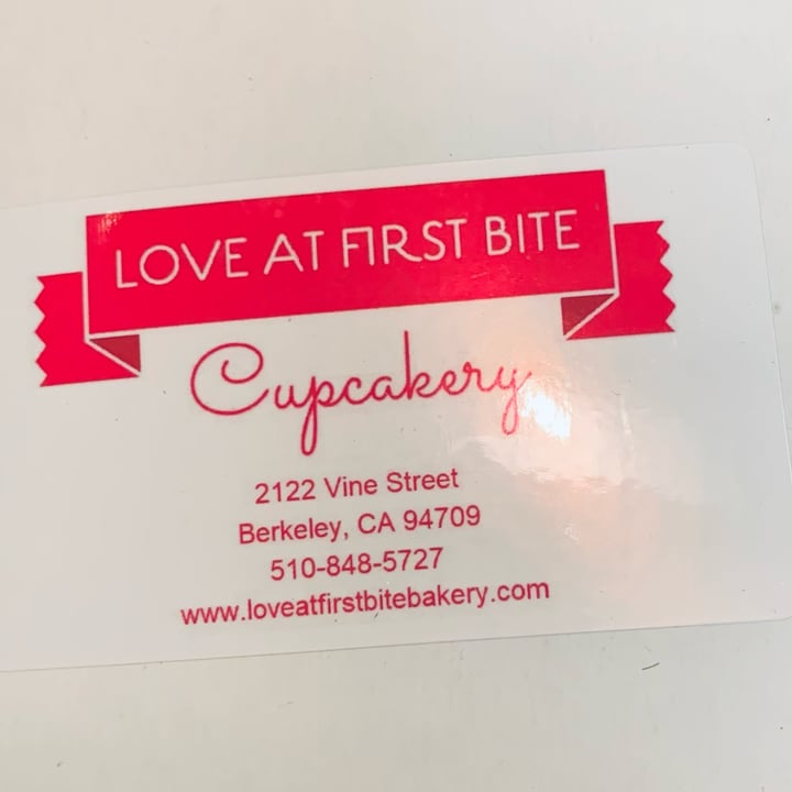 photo of Love at First Bite Bakery vegan chocolate cupcake shared by @schandra on  14 May 2023 - review