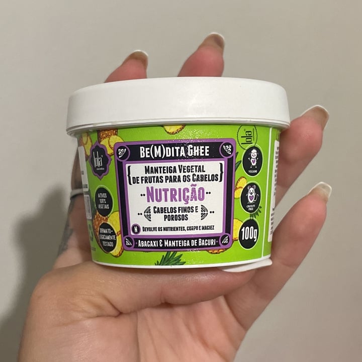 photo of Lola Cosmetics Be(M)Dita Ghee Máscara Nutrição shared by @feferreiras on  19 May 2023 - review