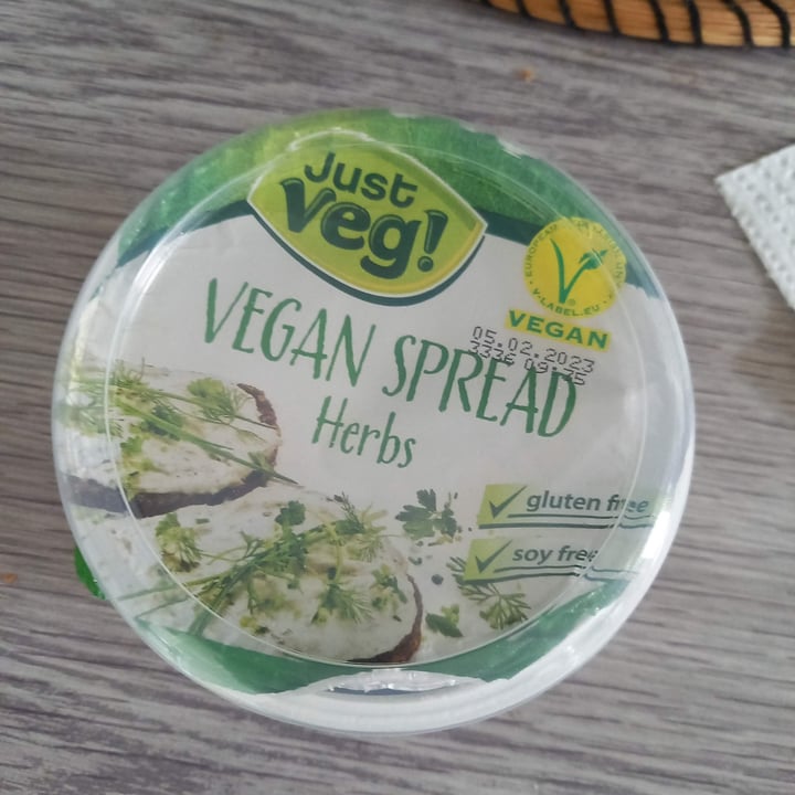 photo of Just Veg! (ALDI Italy) Vegan spread Herbs shared by @ariannarocco on  27 Jan 2023 - review