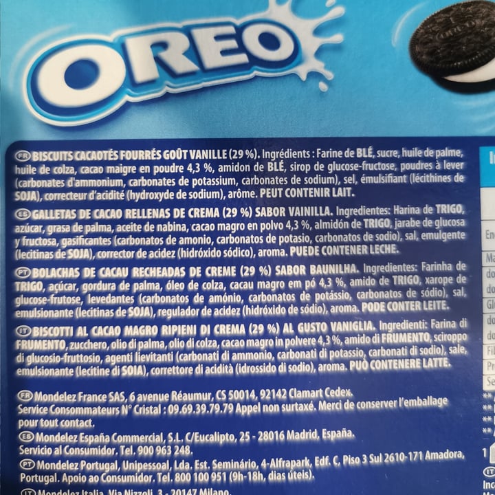 photo of  Mondelēz International Oreo shared by @pulcetta16 on  19 Feb 2023 - review