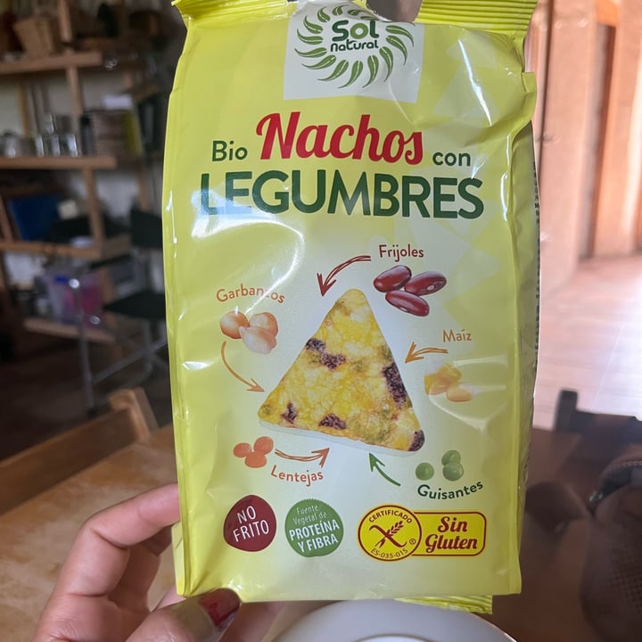photo of Sol Natural Bio Nachos Con Legumbres shared by @yulisrondon on  14 Apr 2023 - review