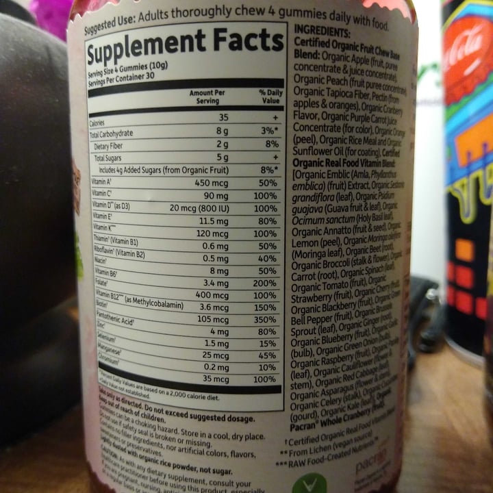 photo of Garden of Life Women's Multi Gummies shared by @biancavegan on  22 Jan 2023 - review