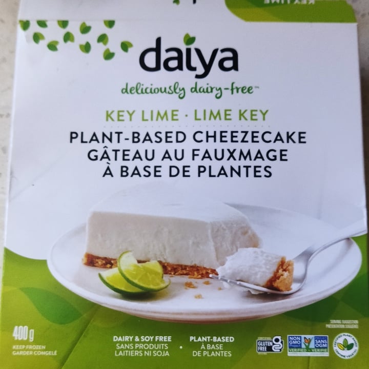 photo of Daiya Key Lime Cheezecake shared by @aureinwonderland on  19 May 2023 - review