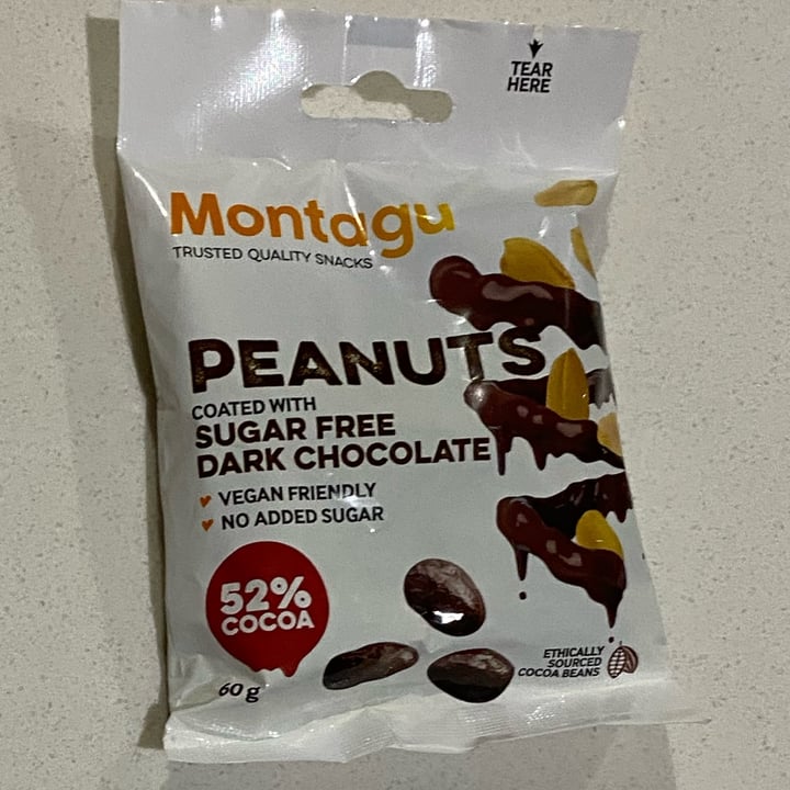 photo of Montagu Peanuts Coated With Sugar Free Dark Chocolate shared by @saveg on  02 Jul 2023 - review