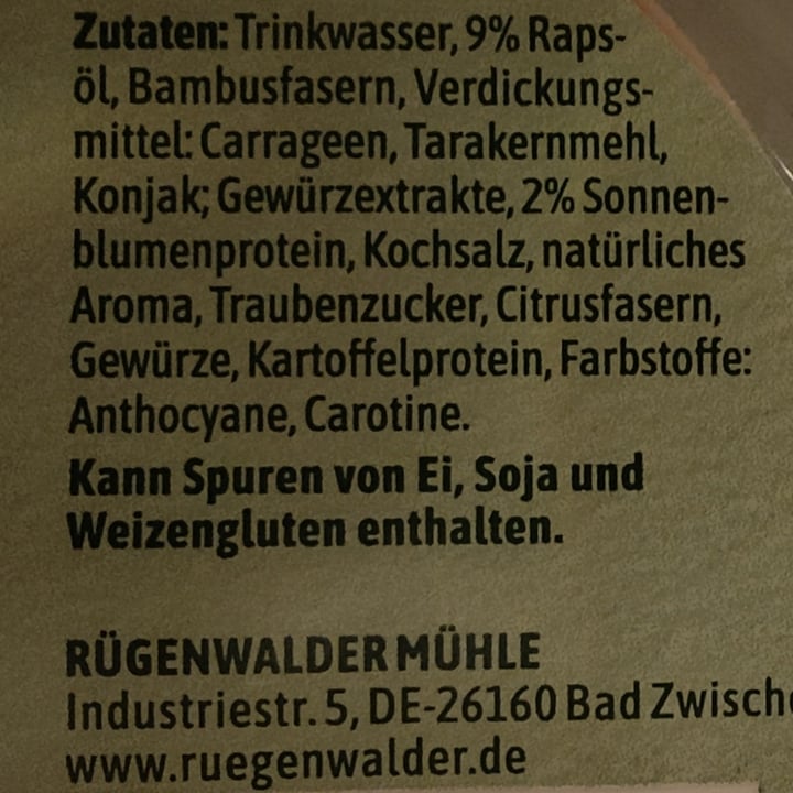 photo of Rügenwalder Mühle Veganer Schinken Spicker Mortadella shared by @sym on  26 Feb 2023 - review