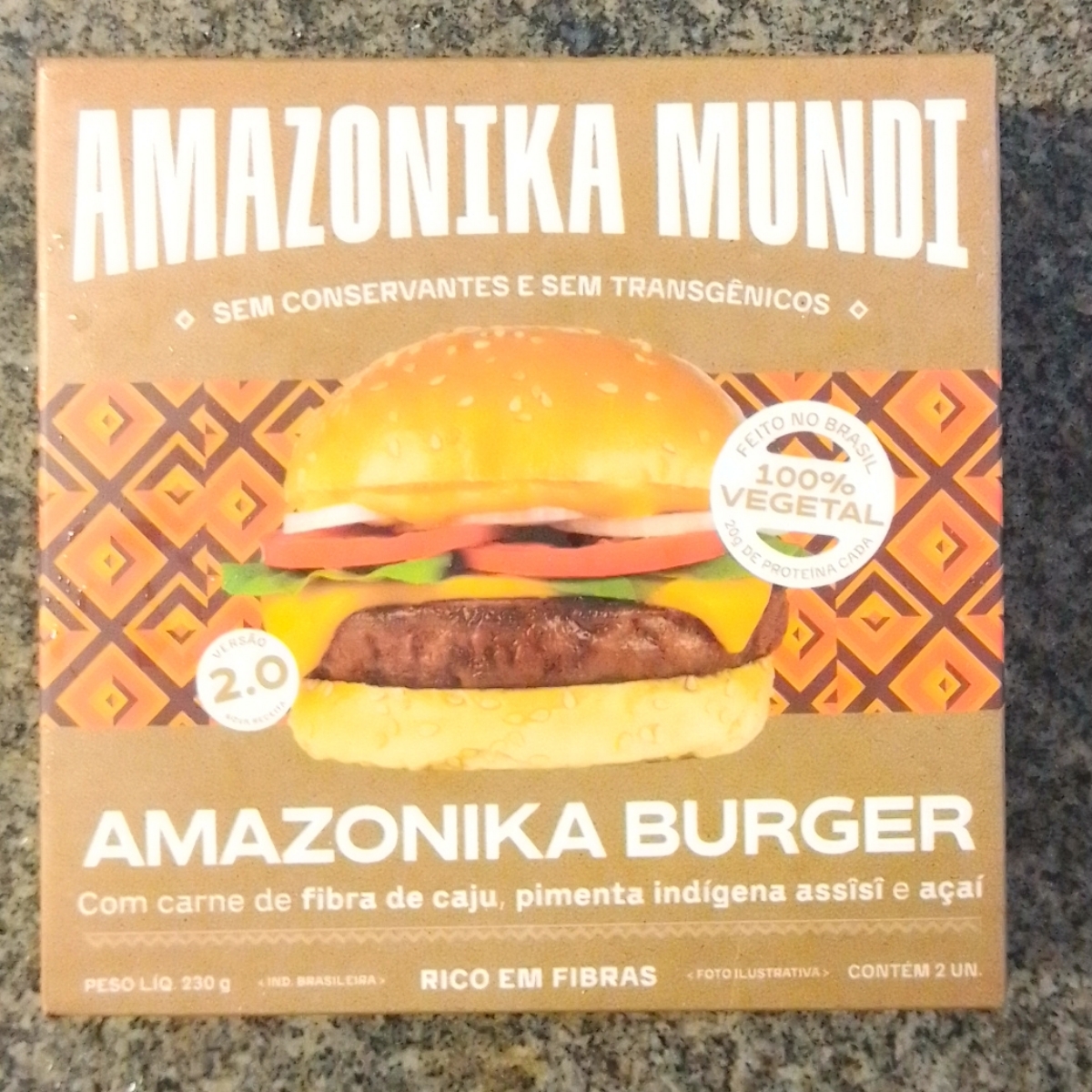 Amazonika BURGUER from Amazonika mundi - Vegan Product Reviews ...