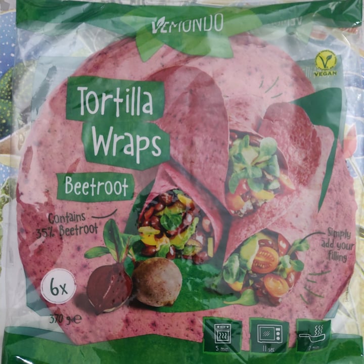 photo of Vemondo Tortilla wraps beetroot shared by @nurvola2003 on  22 Jan 2023 - review