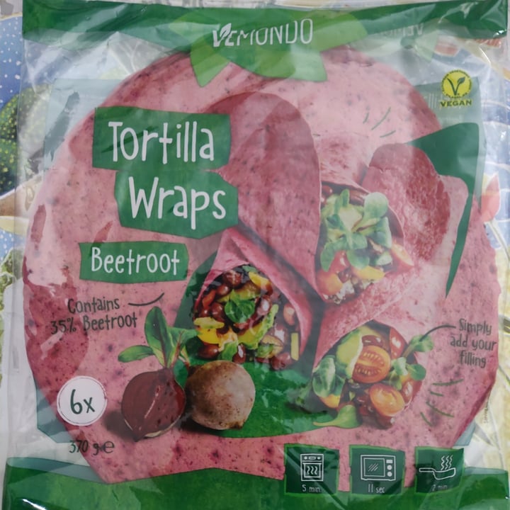 photo of Vemondo Tortilla wraps beetroot shared by @nurvola2003 on  22 Jan 2023 - review