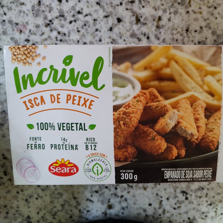 photo of Incrível - Seara Isca de peixe shared by @vanessamaiolini on  09 Mar 2023 - review