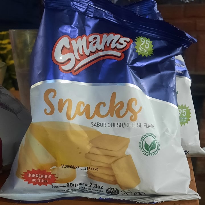 photo of smams Snacks sabor Queso shared by @marleneriolo on  14 May 2023 - review