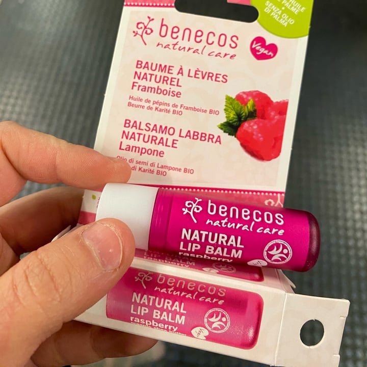 photo of benecos Lip Balm Lampone shared by @nunziaveganok on  03 Feb 2023 - review