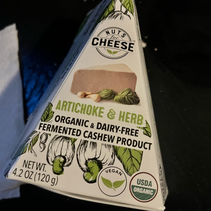 photo of Nuts For Cheese Artichoke & Herb shared by @kristin548 on  16 Jul 2023 - review