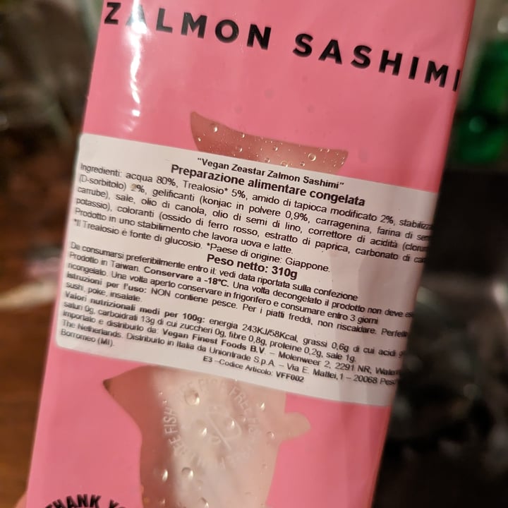 photo of Vegan Zeastar Sashimi Zalmon shared by @miriampst on  16 Apr 2023 - review