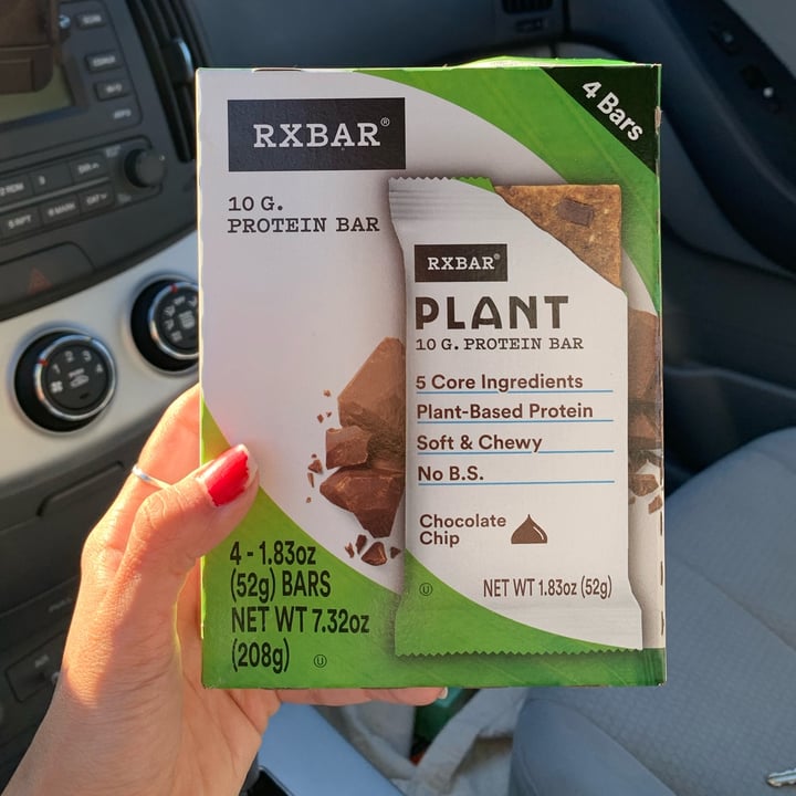 photo of RXBAR Plant Chocolate Chip shared by @crazymoni5 on  07 Feb 2023 - review