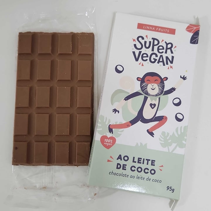 photo of Super Vegan Chocolate ao Leite de Coco shared by @patimurno on  31 Jan 2023 - review