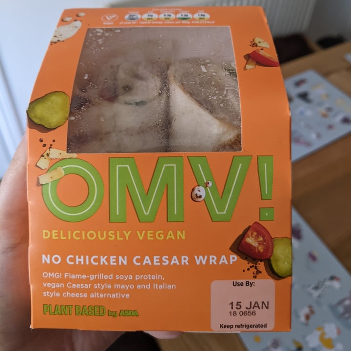 photo of OMV! No Chicken Caesar Wrap shared by @bethany777 on  17 Jan 2023 - review