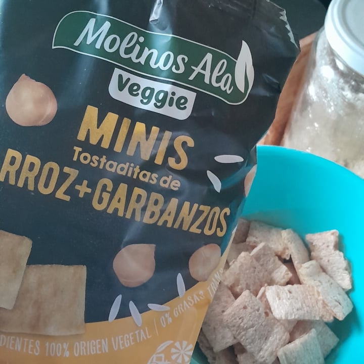 photo of Molinos Ala Tostadas de Arroz & Garbanzos shared by @barbaradiaz on  25 Apr 2023 - review