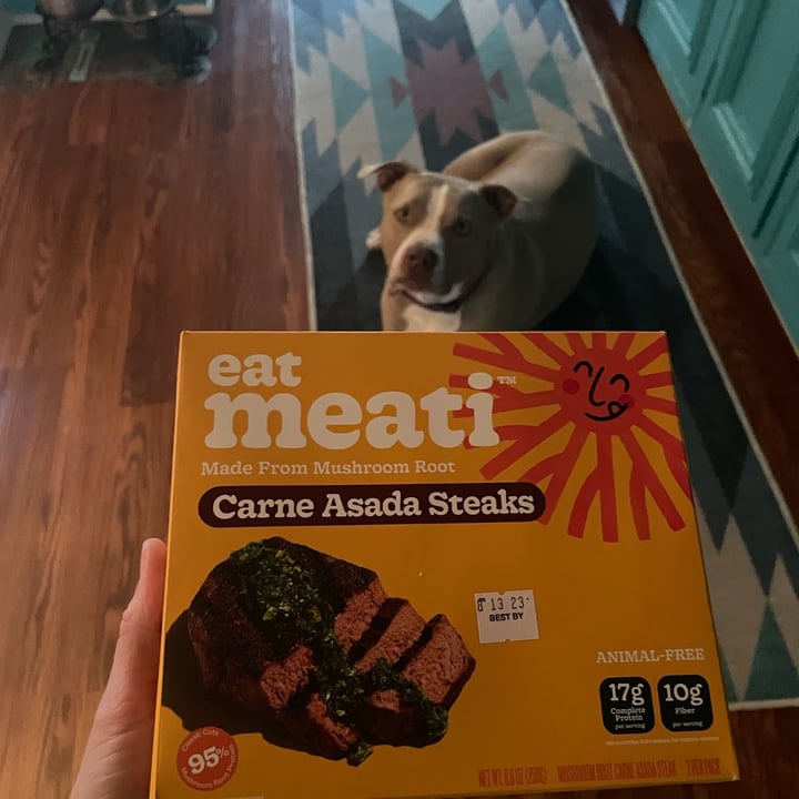 photo of Meati Carne Asada Steaks shared by @clarendiee on  12 Aug 2023 - review