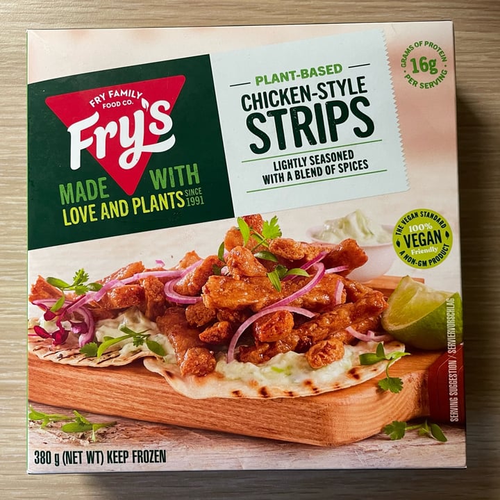 photo of Fry's Family Food Chicken Style Strips shared by @thehumblechickpea on  17 Jan 2023 - review