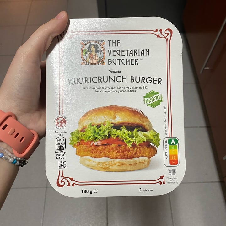 photo of The Vegetarian Butcher Kikiricrunch Burger shared by @nataliamartinez on  08 Jan 2023 - review