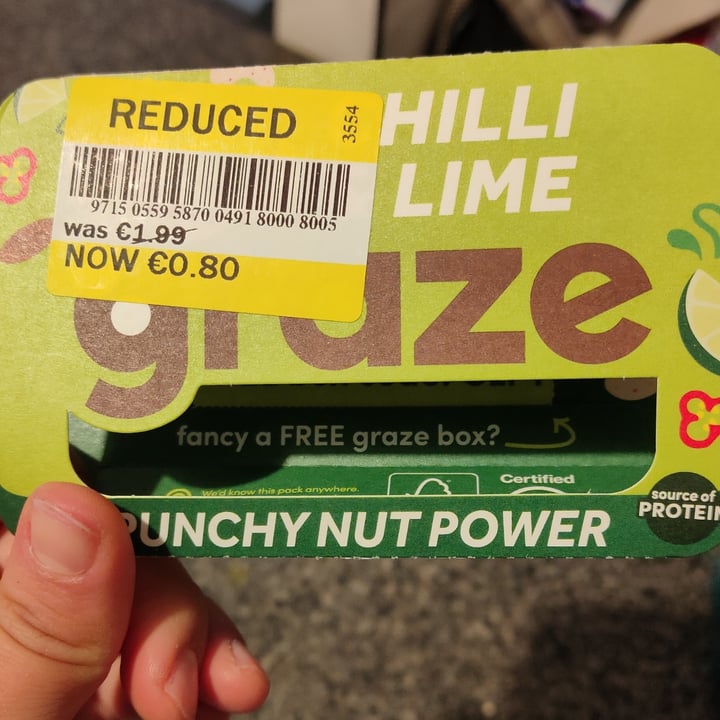 photo of graze Chilli and Lime Nutty Protien Power shared by @nadioski on  19 Feb 2023 - review