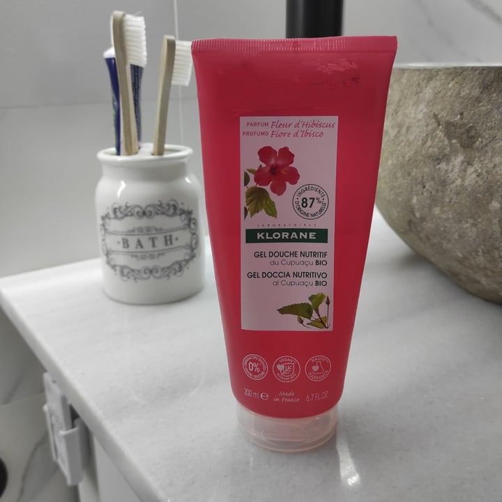 photo of Klorane Gel douche nutritif au cupuaçu Bio shared by @viajeracronica on  26 Jan 2023 - review