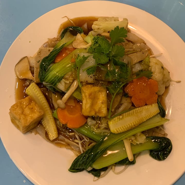 photo of Vegan Family Stir Fried Vegetable With Flat Noodles shared by @veganlinda on  10 Mar 2023 - review