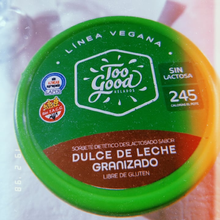 photo of Too Good helado de dulce de leche granizado shared by @eve97lyn on  19 Feb 2023 - review