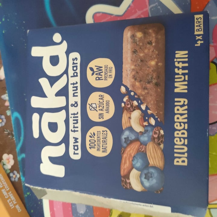 photo of Nākd. Blueberry Muffin shared by @josuvegan on  29 Jun 2023 - review