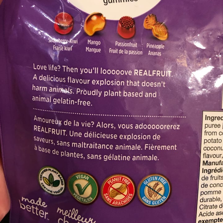 photo of Dare Real Fruit Plant Based Gummies - Tropical shared by @lindsaymcmindsay on  29 May 2023 - review
