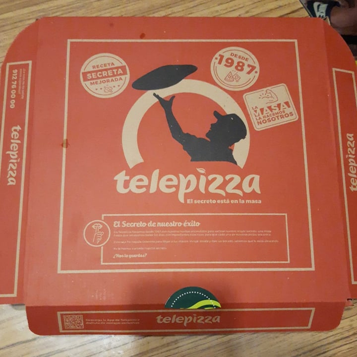 photo of Telepizza Pizza barbacoa vegui shared by @duduu on  16 Jul 2023 - review