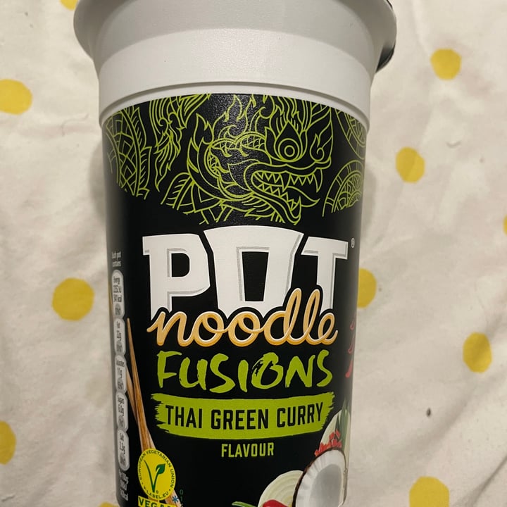 photo of Pot noodle fusions Thai green curry shared by @missykab on  06 Mar 2023 - review