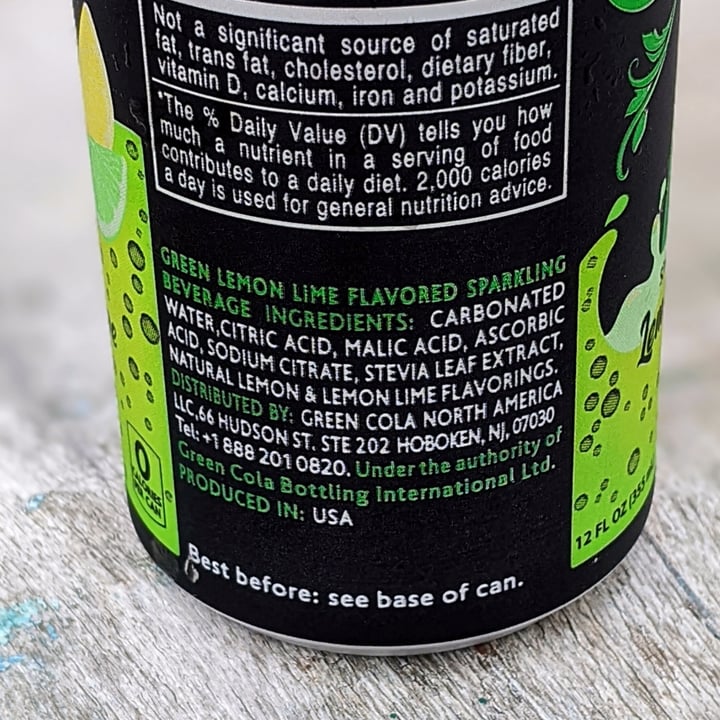 photo of Green Cola Company Lemon Lime shared by @veggieassassin on  12 Jun 2023 - review