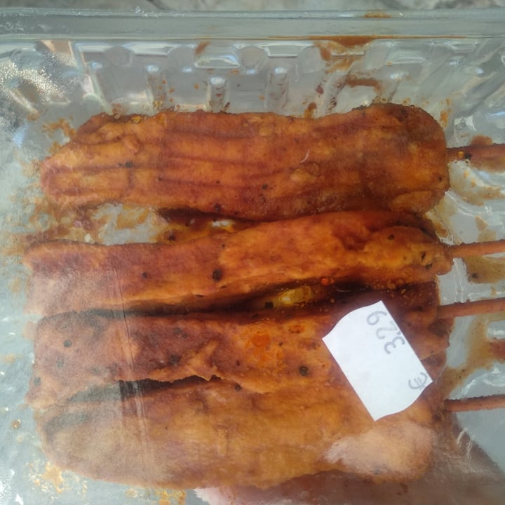 photo of Green Legend Vegane Hähnchen-Spieße sweet BBQ shared by @farewell2flesh on  01 Jul 2023 - review