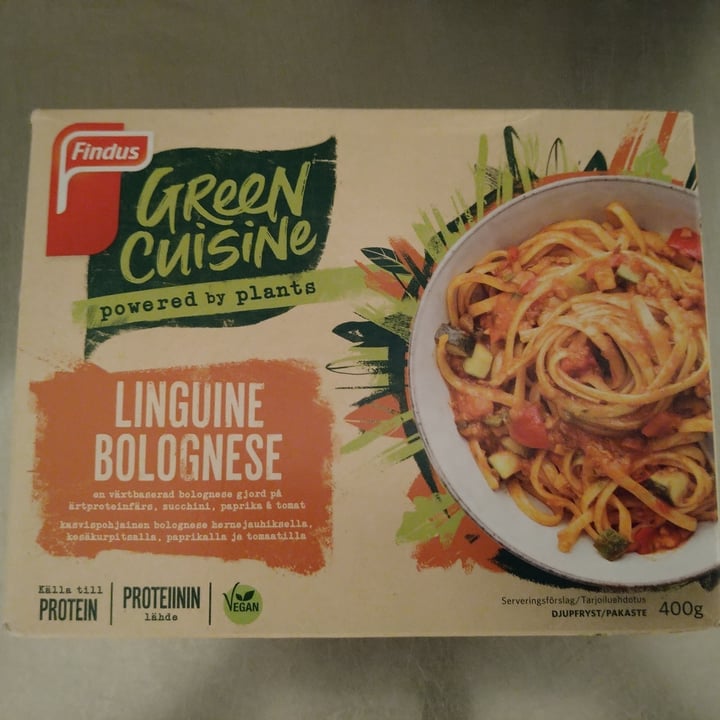 photo of Findus Green cuisine Linguine Bolognese shared by @danvin85 on  25 Jan 2023 - review