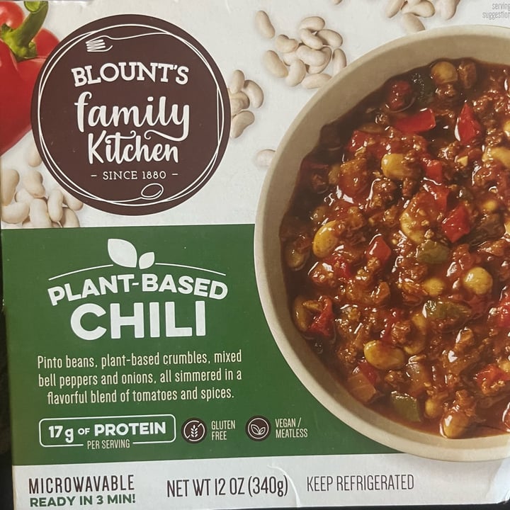 photo of Blounts Family Kitchen Plant based chili shared by @swedash on  07 Mar 2023 - review